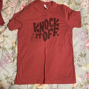 Knock it Off Tee NEW ~ M